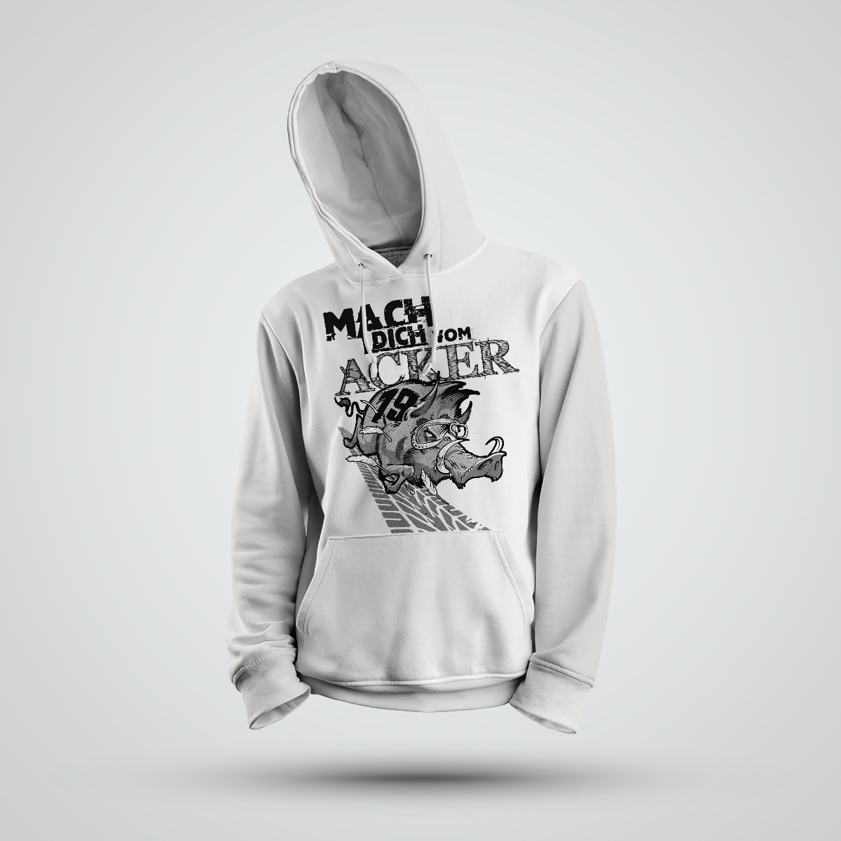 Wildschwein Acker Hoodie